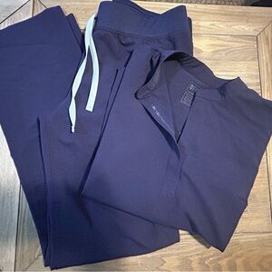 Women’s purple Drawstring Scrub Pants